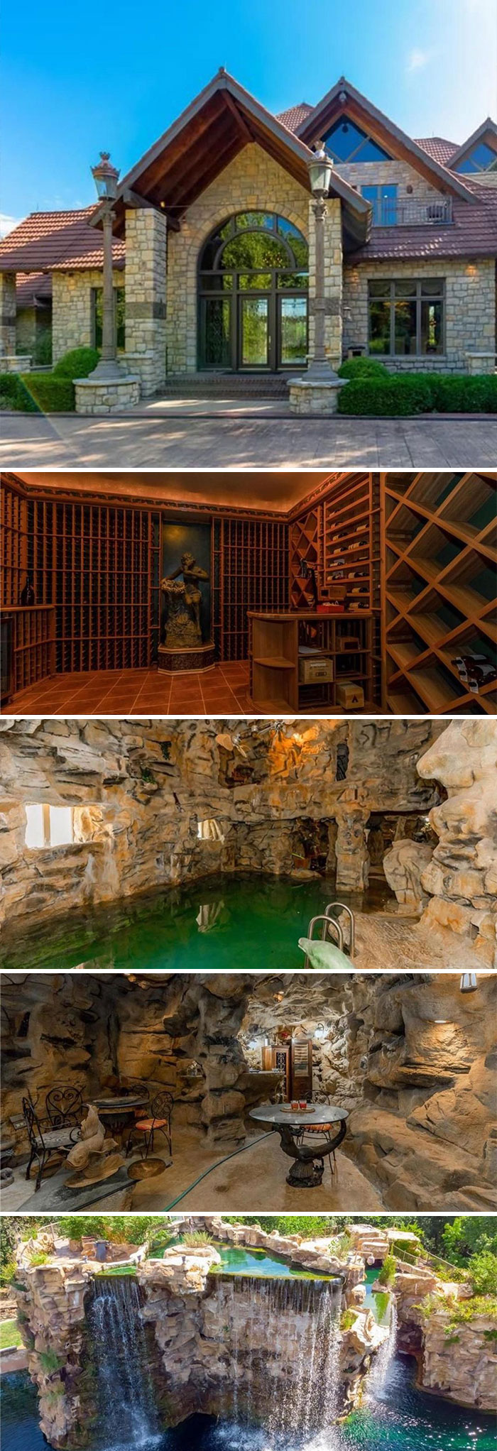 Yes This Home Actually Has Underwater Scuba Tunnels (With Fossils). $10,900,000