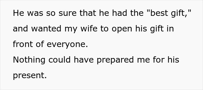 “Inconsiderate, Insecure, Pompous”: Brother's Thoughtless Gift Leads To Showdown At Dinner