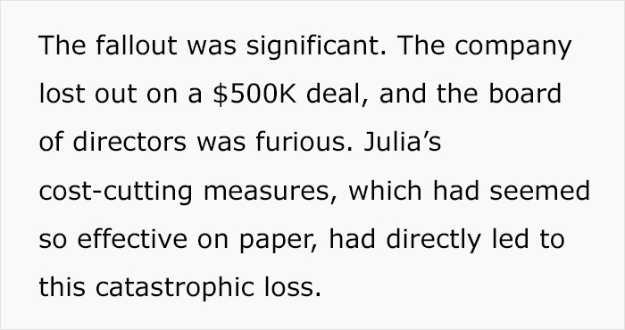 Worker Maliciously Complies With CFO’s Lay-Offs Until She Realizes She Made A Huge Mistake