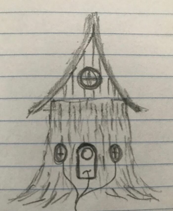 I Made A Tree Stump House