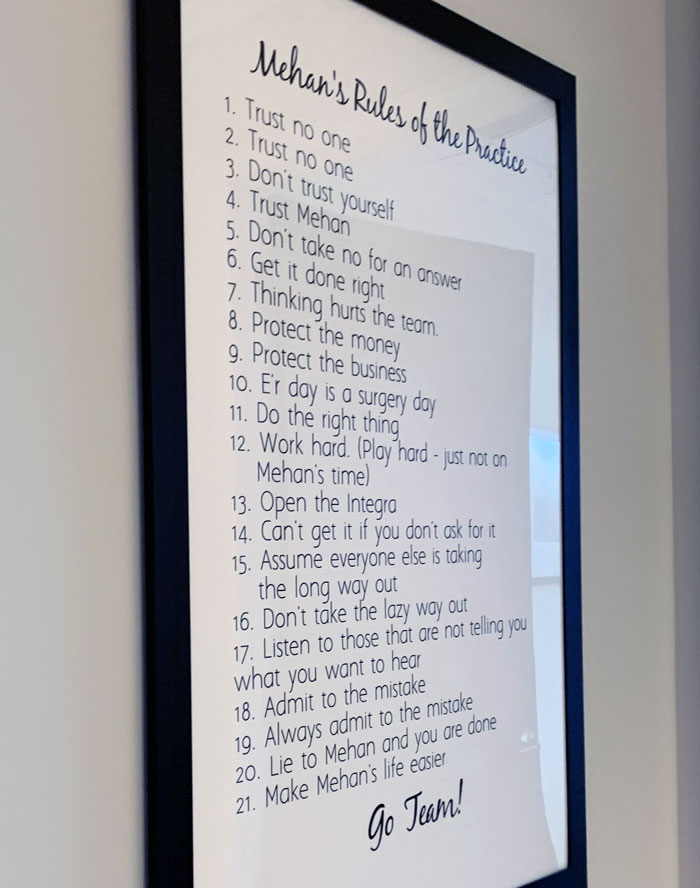 The Most Toxic Thing I've Ever Seen Hanging On An Office Wall