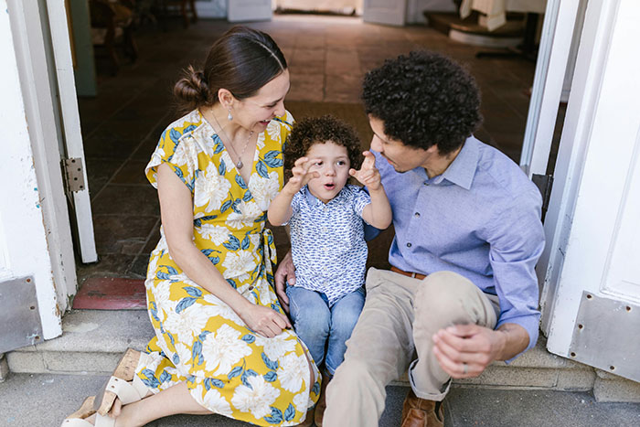 Kid Wants To Cut His Curls So He Can Look More Like Dad, Gets Surprised When Dad Gets Perm Instead