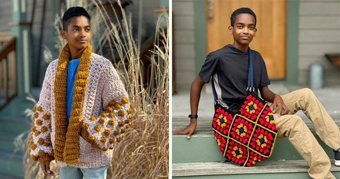 This 16-Year-Old Crochet Prodigy Continues To Wow The World With His Talent (42 Pics)