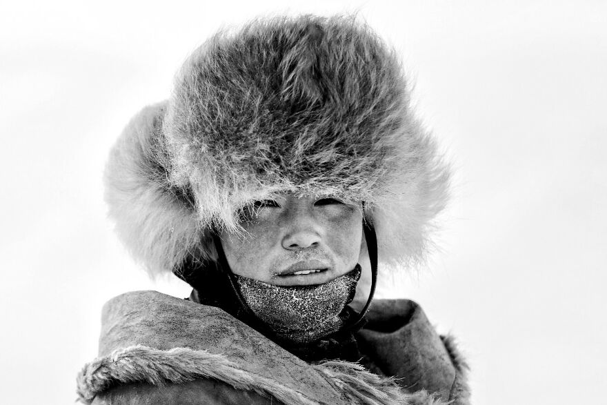 Mongolian Nomadic Herder From The Series Mongolia - Migration Of The Eagle Hunters © Joe Buergi