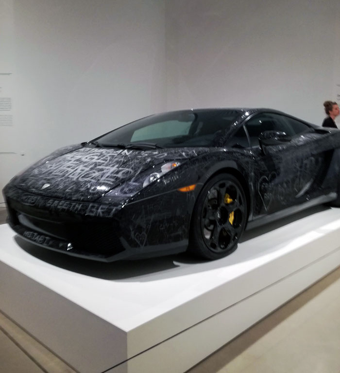 Este museo de arte de Dinamarca te permite rayar un Lamborghini