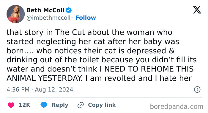 “Psychopath” Mom Exposes Her Own Neglect Towards Her Cat In A Viral Op-Ed, Sparks Outrage