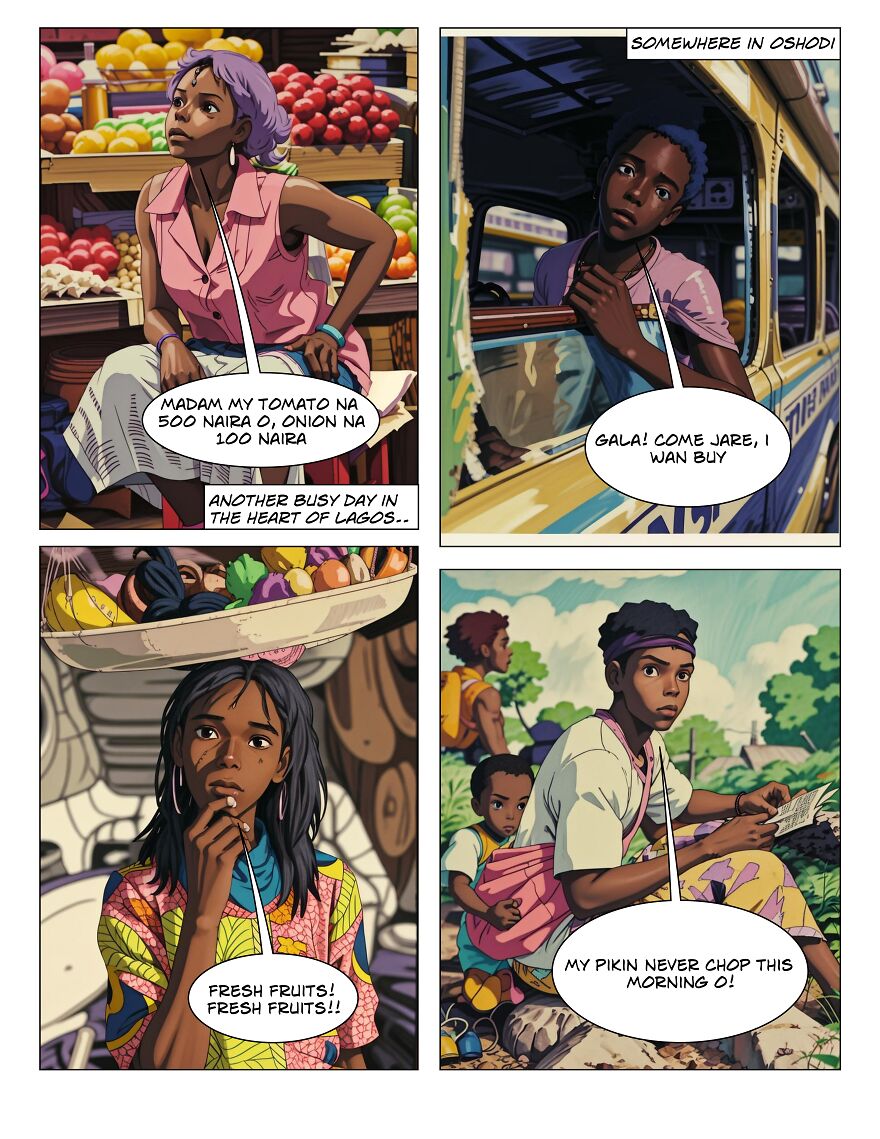 I Created The Lagos Wahala Comic Book Series (Part 1 - 7)