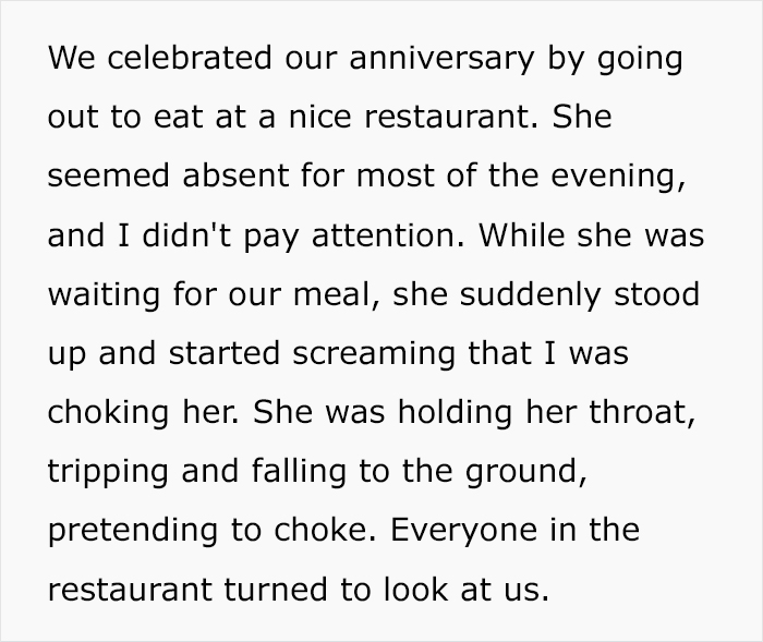 Anniversary Dinner Turns Sour After Wife’s Awful Prank Leaves Man Questioning 10-Year Marriage