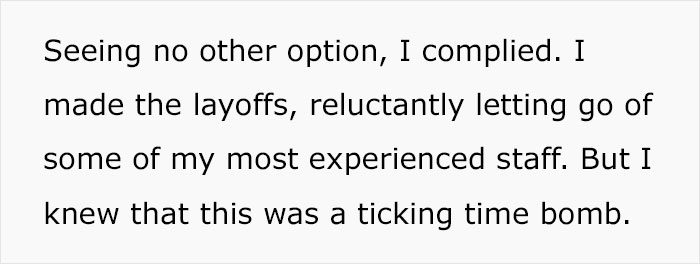 Worker Maliciously Complies With CFO’s Lay-Offs Until She Realizes She Made A Huge Mistake