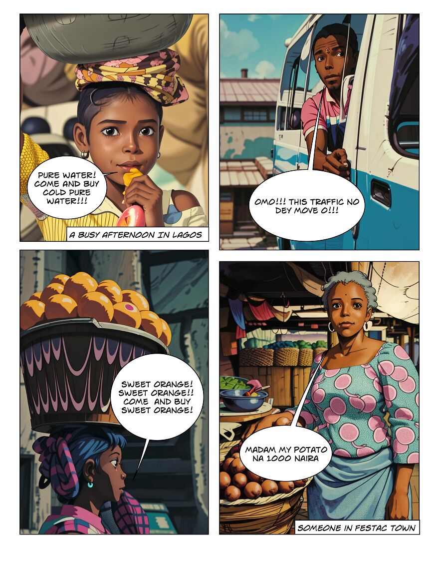 I Created The Lagos Wahala Comic Book Series (Part 1 - 7)