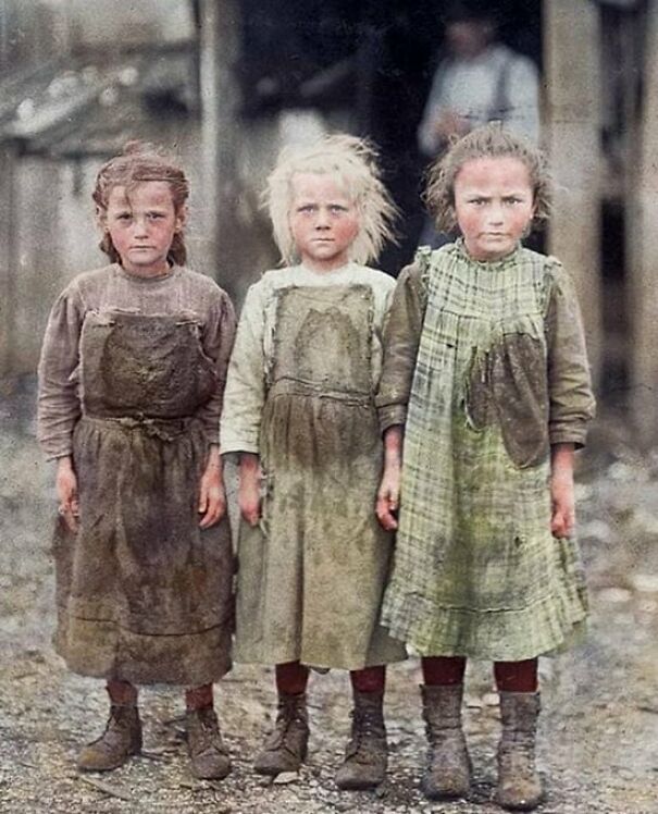 Josie (6 Years Old), Bertha (6 Years Old) And Sophie (10 Years Old) Worked Regularly At The Maggioni Canning Company