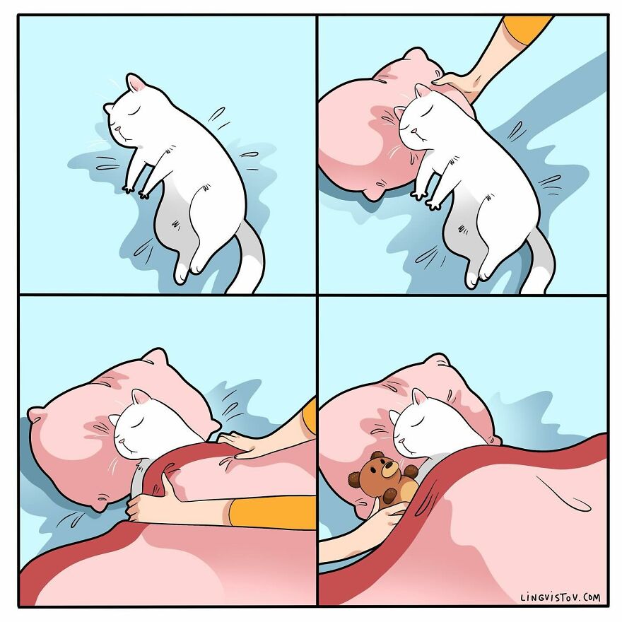 Artist Creates Funny Comics Capturing The Essence Of Living With A Cat (53 New Pics)