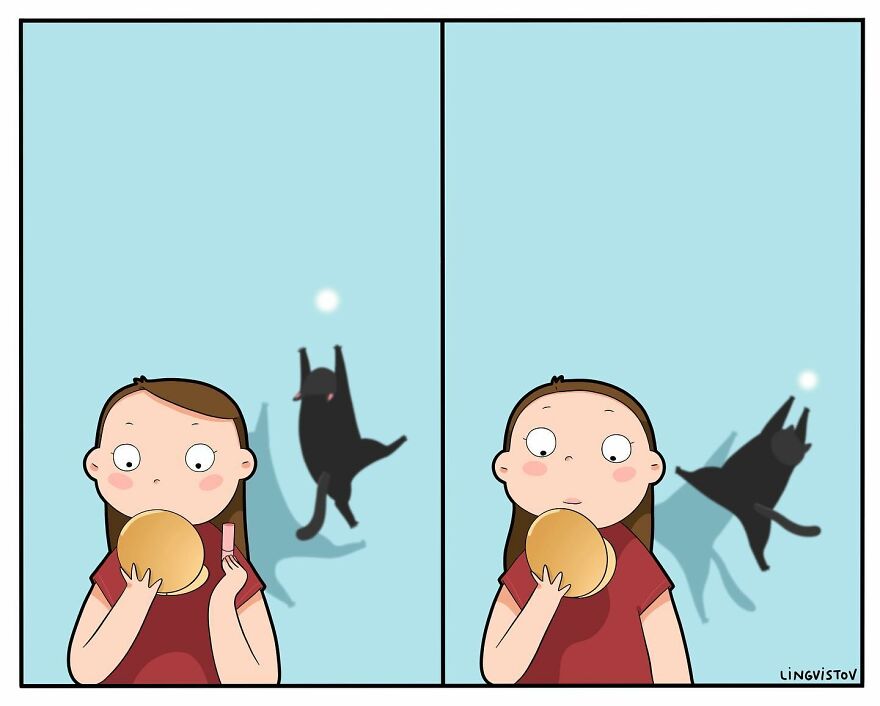 Artist Creates Funny Comics Capturing The Essence Of Living With A Cat (53 New Pics)