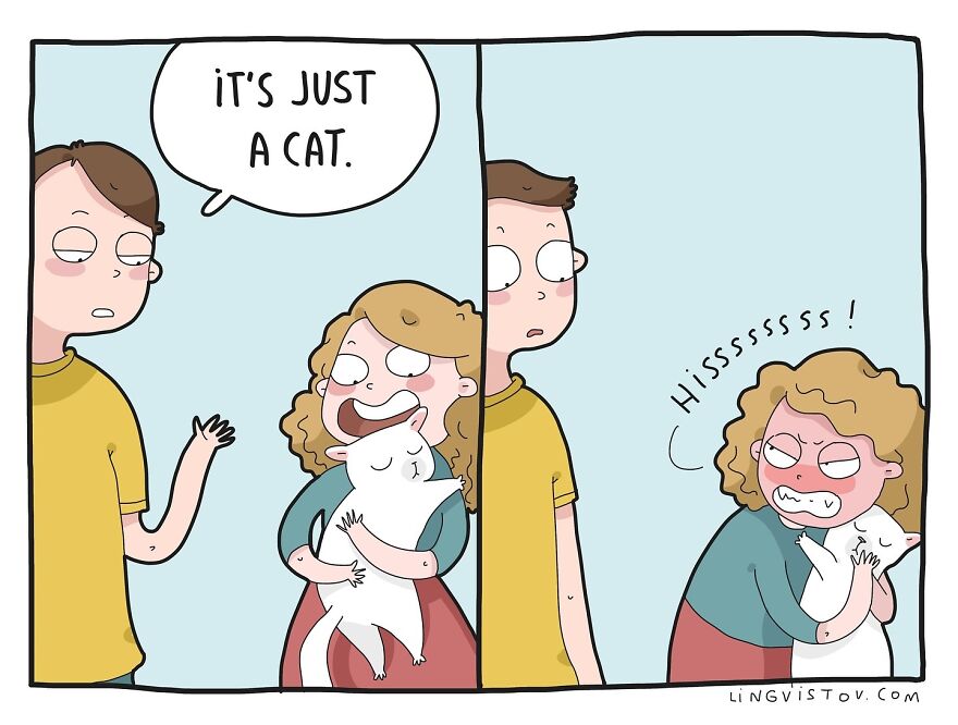 Artist Creates Funny Comics Capturing The Essence Of Living With A Cat (53 New Pics)