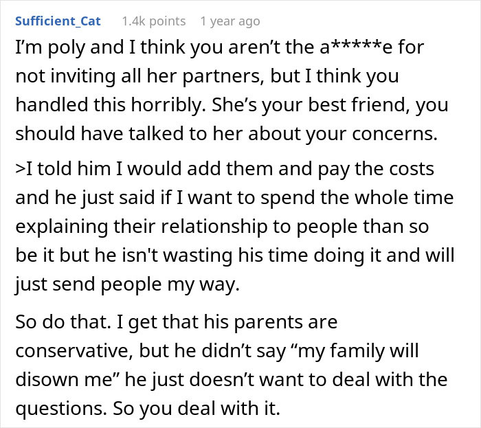 Man Rejects Bride’s BFF’s Polyamorous Partners To Prevent Family Backlash, Receives An Ultimatum