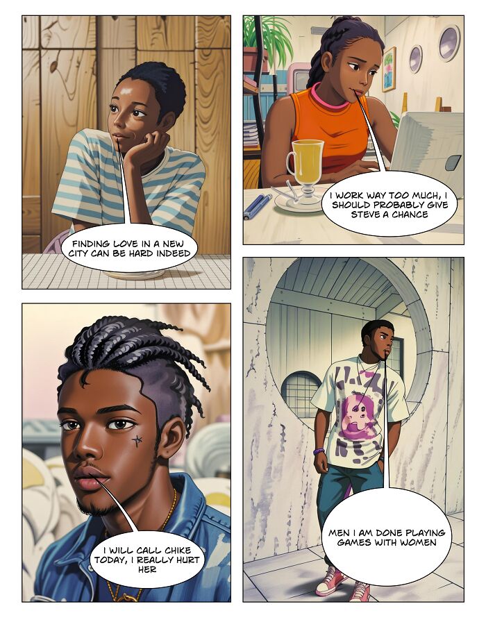 I Created 5 Comic Strips Celebrating The African Culture