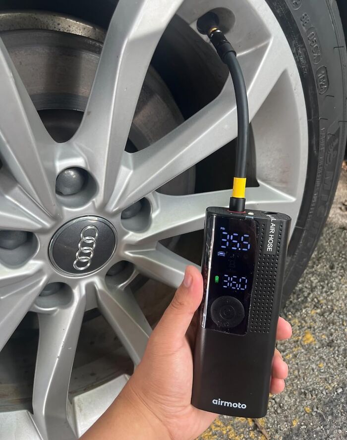  Airmoto Tire Inflator Is The Compact Powerhouse That Will Rescue You From Flat Tire Fiascos, Turning Roadside Stress Into A Quick And Easy Fix