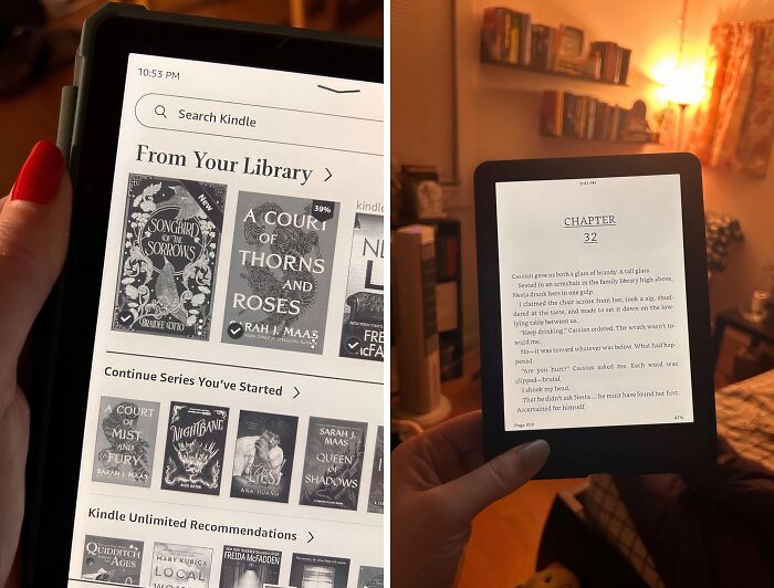 "My kindle. I always loved reading but my kindle purchase was because I found the gadget interesting when a friend showed me his, not specifically as an aid to my hobby." - a_moody