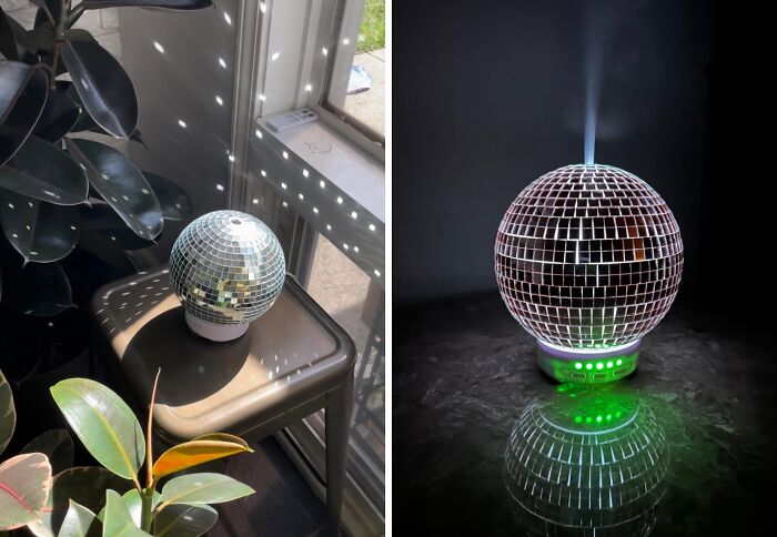 A Disco Ball Diffuser Is The Groovy Way To Add A Touch Of Saturday Night Fever To Your Self-Care Routine