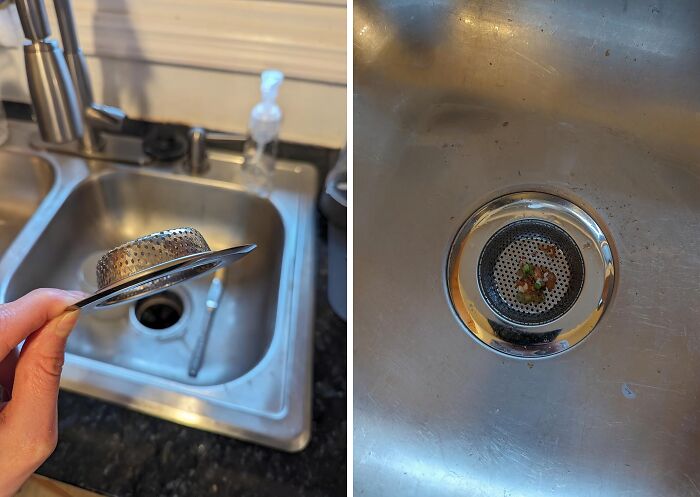 Keep Your Kitchen Running Smoothly With This Simple Yet Effective Kitchen Sink Strainer - It's The Little Things That Make A Big Difference