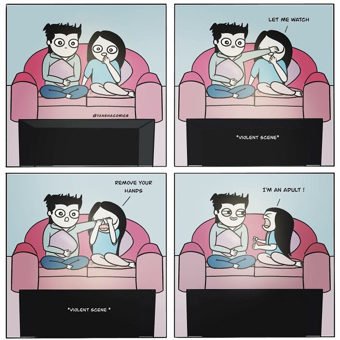 Heartwarming Comics: Aaryansha Sinha’s Charming Sketches Of Everyday Love