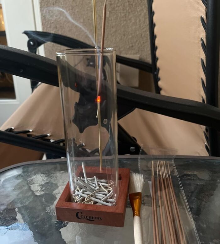 This Ceremony Incense Holder Will Make Your Meditation Sessions (Or Netflix Binges) Feel A Little More Zen, Even If Your Mind Is Still Racing About That Work Deadline