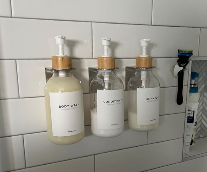 A Shampoo And Conditioner Dispenser With Wall Mounts Is The Sleek Upgrade Your Shower Needs, Transforming Your Cluttered Bottles Into A Streamlined, Hotel-Worthy Experience