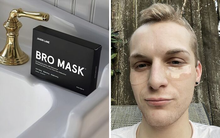 These Bro Mask Under Eye Gel Pads Are The Secret Weapon For Faking A Full Night's Sleep, Even If You Spent It Binge-Watching Your Favorite Show. Say Goodbye To Puffy Eyes And Dark Circles, And Hello To A Refreshed, Energized Look