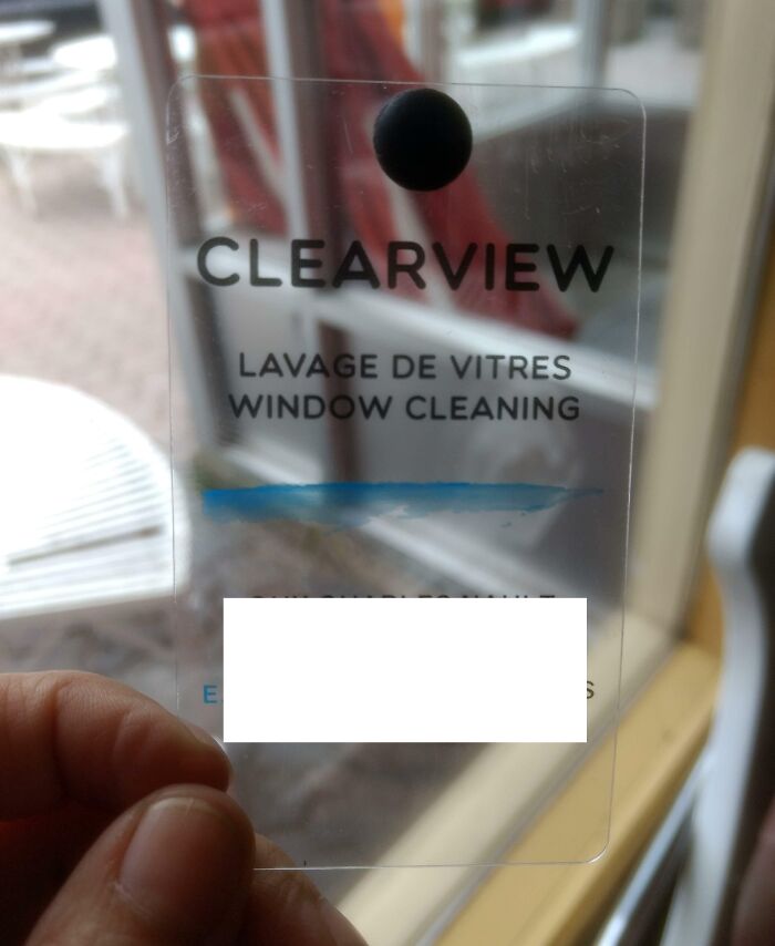 Window Cleaner Business Card