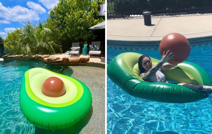 An Inflatable Avocado Pool Float Is The Perfect Way To Guac Your World This Summer