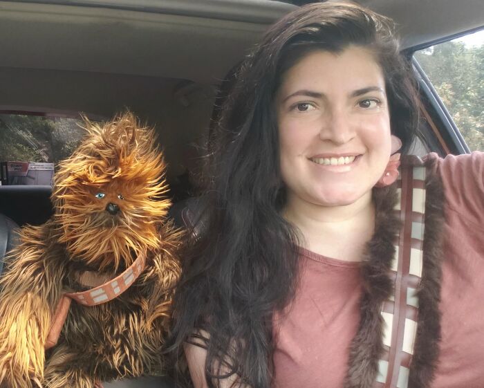 This Star Wars Chewbelta Isn't Just A Seatbelt Cover, It's A Furry Co-Pilot For Your Galactic Road Trips, Adding A Touch Of Wookiee Warmth And Comfort To Every Drive