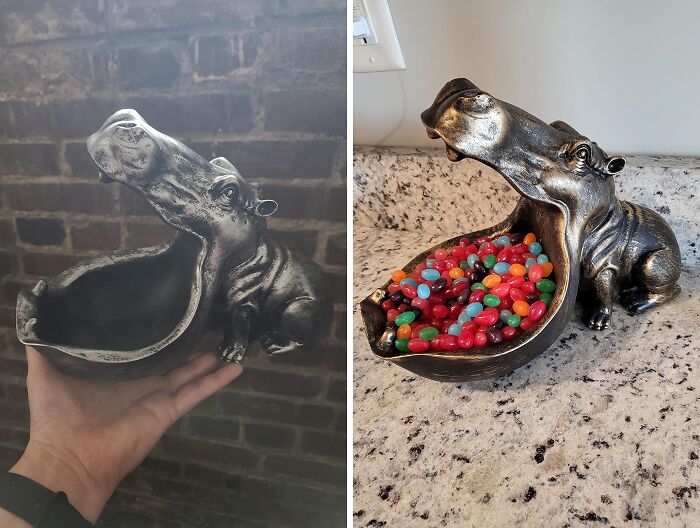 Hungry, Hungry Hippo? This Candy Dish Is Always Ready For A Snack Attack