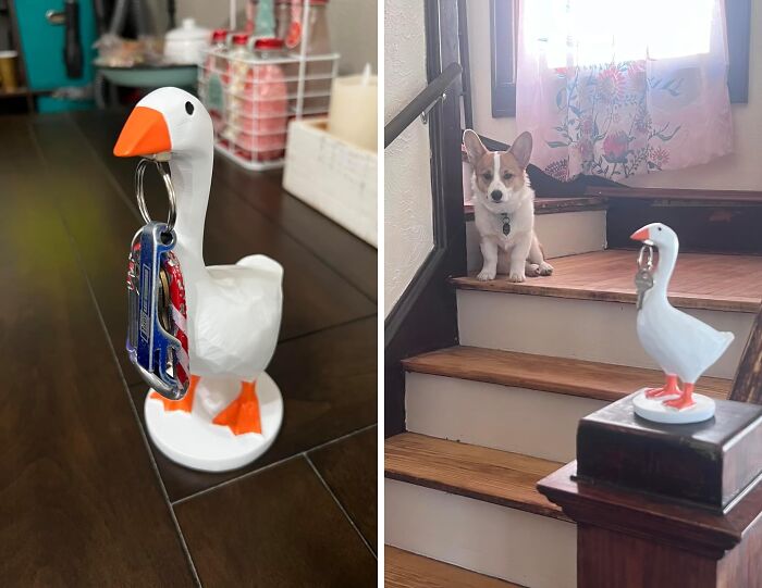 Let This Magnetic Goose Key Holder Waddle Into Your Life And Keep Your Keys Organized In A Honking Good Way