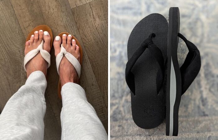 These Flip Flops For Women Are Like Walking On A Cloud, Giving Your Feet A Mini Yoga Session With Every Step