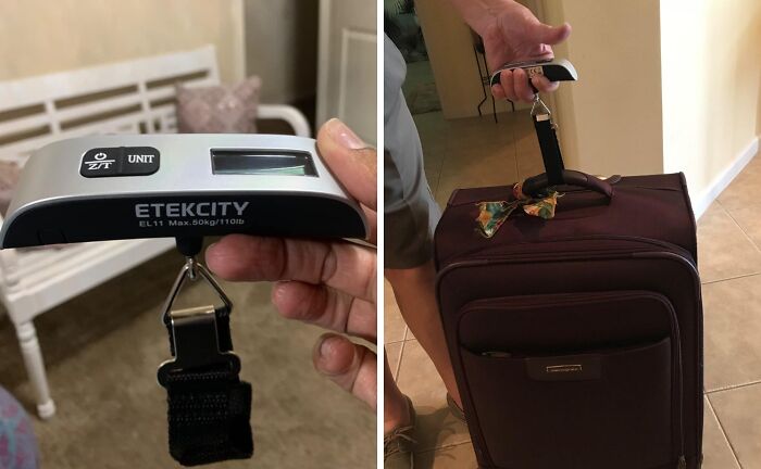 The Etekcity Luggage Scale Is The Pocket-Sized Travel Buddy That'll Save You From Those Dreaded Overweight Baggage Fees – Weigh Your Luggage Before You Leave And Pack With Confidence!