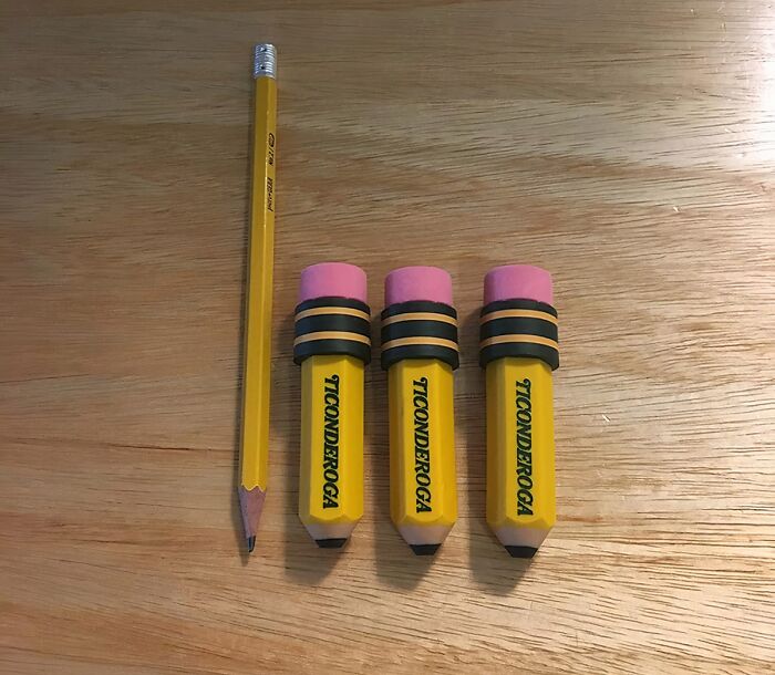  Pencil Shaped Erasers Are A Playful Twist On A Classic Tool, Making Mistakes A Little Less Frustrating And A Lot More Fun To Fix