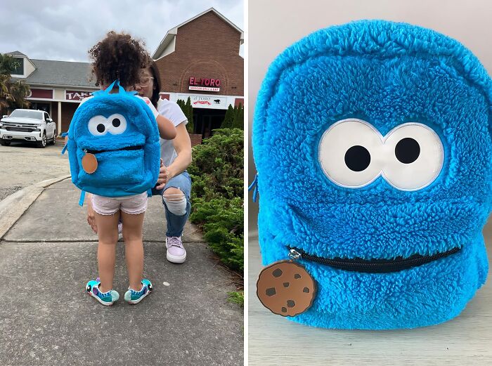 This Cookie Monster Mini Backpack Is The Adorable Accessory That's Sure To Make Any Kid (Or Adult) Go "Om Nom Nom Nom" With Delight