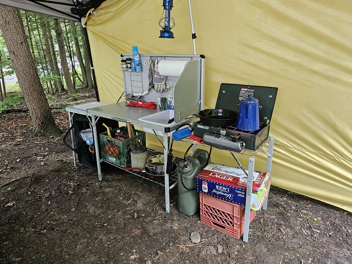 My Camping Set Up, Using A Lot Of Gear I'd Call "Buy If For Life"