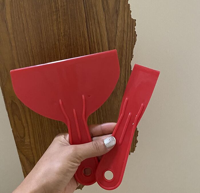 Say goodbye to stubborn sticker residue with a simple trick. Use a hairdryer to warm up the adhesive, then gently lift the sticker with a putty scraper. This method works wonders on furniture, walls, and other surfaces, leaving them clean and sticker-free.