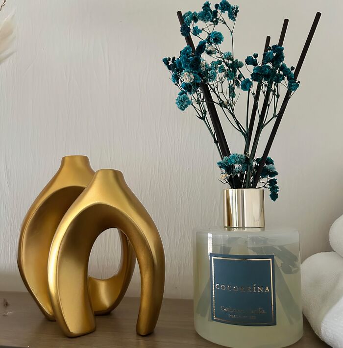 Create a welcoming ambiance for your guests with a subtle touch of fragrance! A reed diffuser in the guest bedroom provides a continuous, delicate scent that masks any lingering odors you might be nose-blind to. It's a simple yet thoughtful gesture that makes your guests feel pampered and at ease.