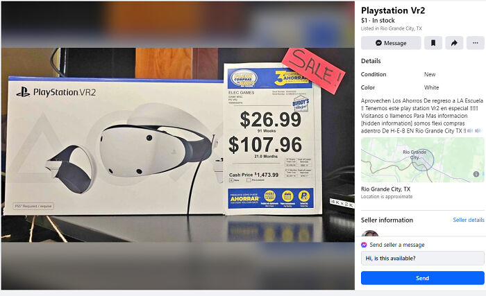 These Lease-To-Own Companies Are Something Else. $2,500 For A Playstation VR2 In Payments Or You Can "Save" By Paying Cash For "Only" $1,500. They Retail For $550