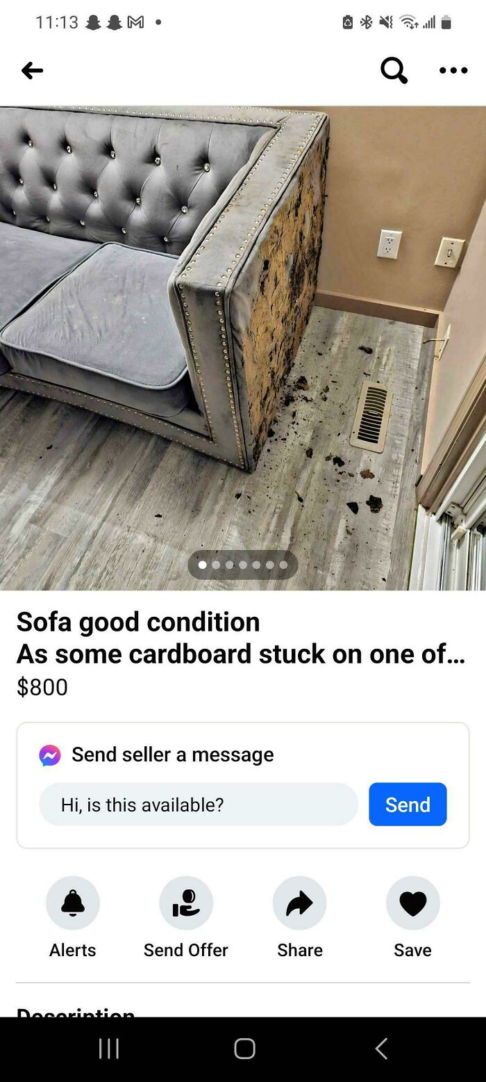 $800 To Take My Couch To The Dump