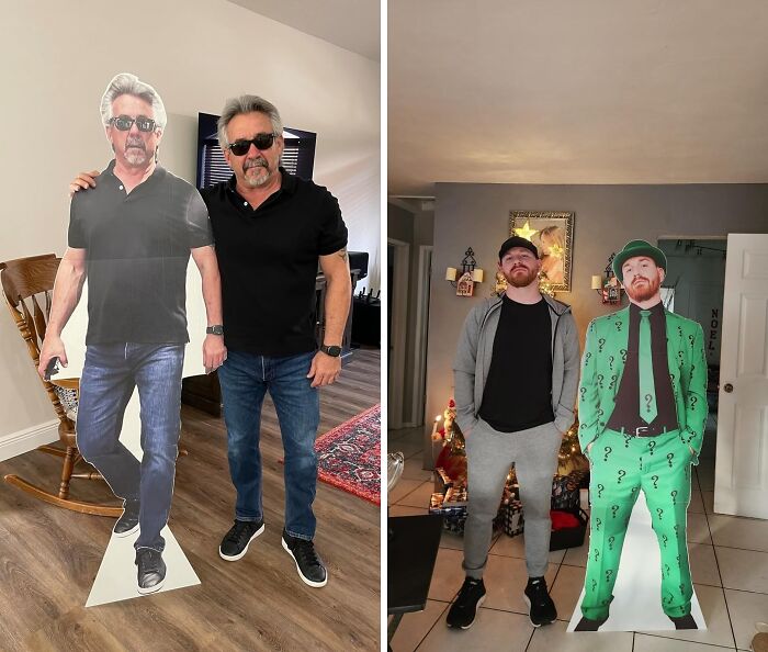 A Personalized Life Size Cardboard Cutout Is The Ultimate Prankster's Prop, Guaranteed To Surprise (And Maybe Even Slightly Terrify) Your Friends And Family