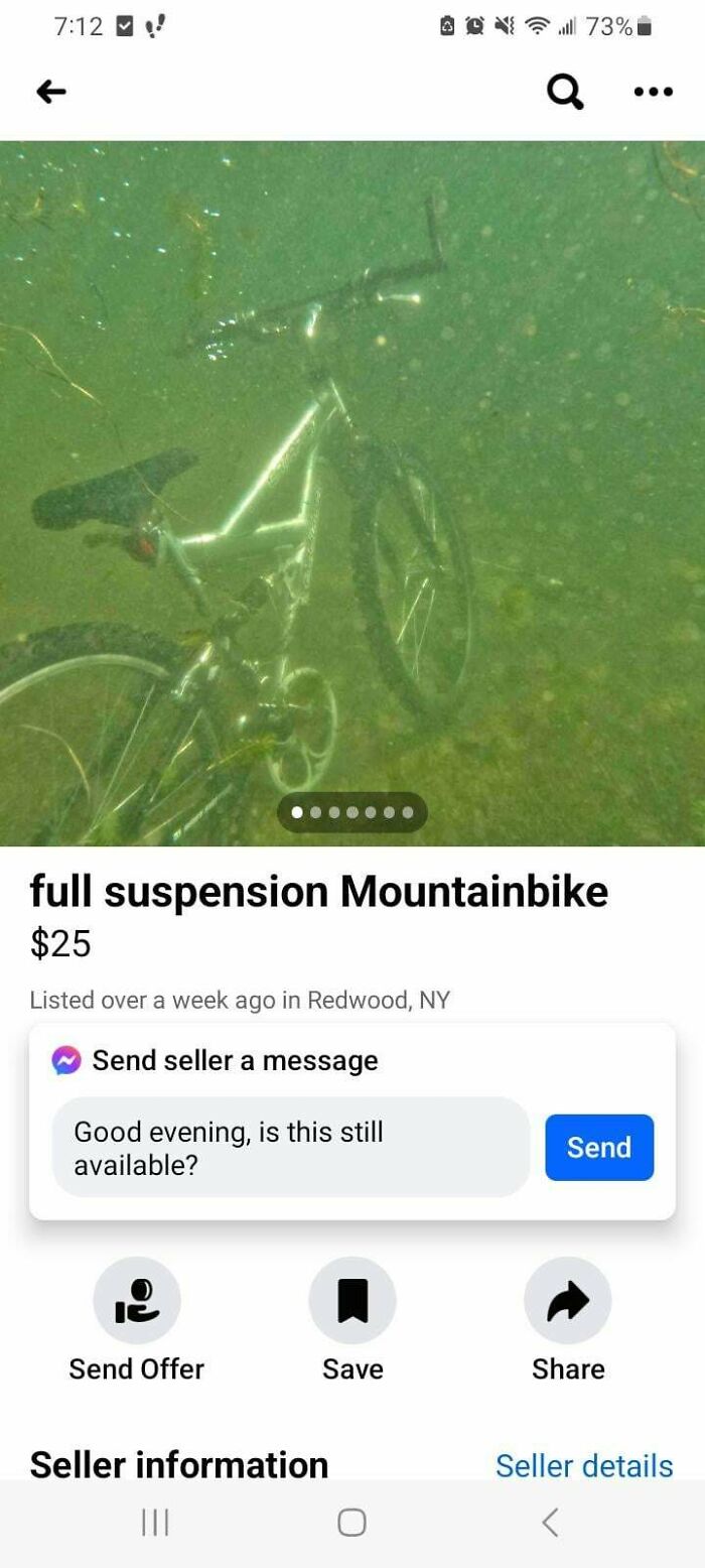 Bike Underwater For Sale