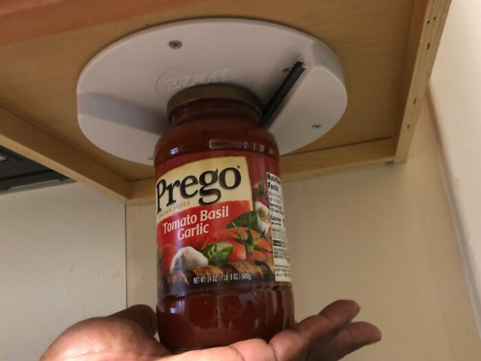  Under Cabinet Jar Openers Are The Secret Weapon For Conquering Stubborn Lids, Even When Your Biceps Feel Like They've Gone On Vacation