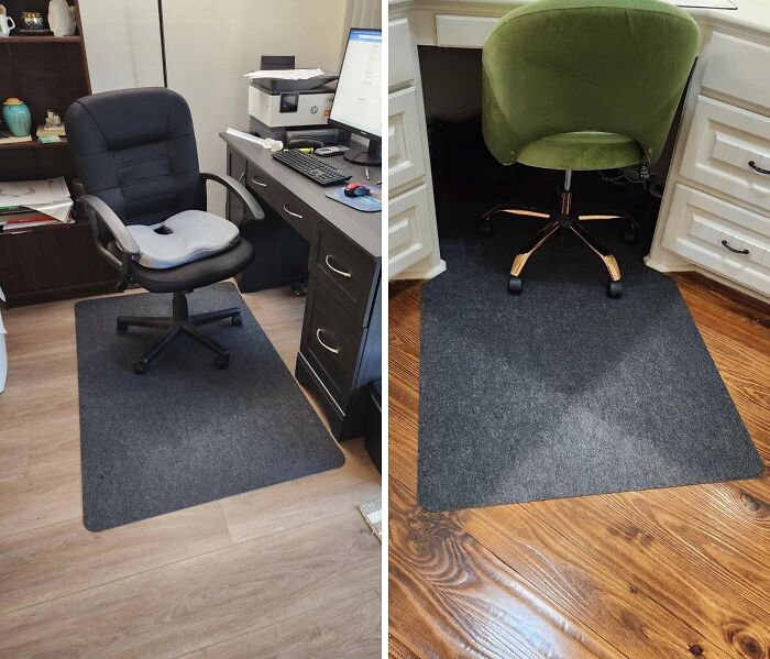 The Placoot Office Chair Mat Is The Smooth Operator Your Hardwood Floors Have Been Dreaming Of, Protecting Them From Scratches And Scuffs While You Glide Around In Your Chair Like A Boss