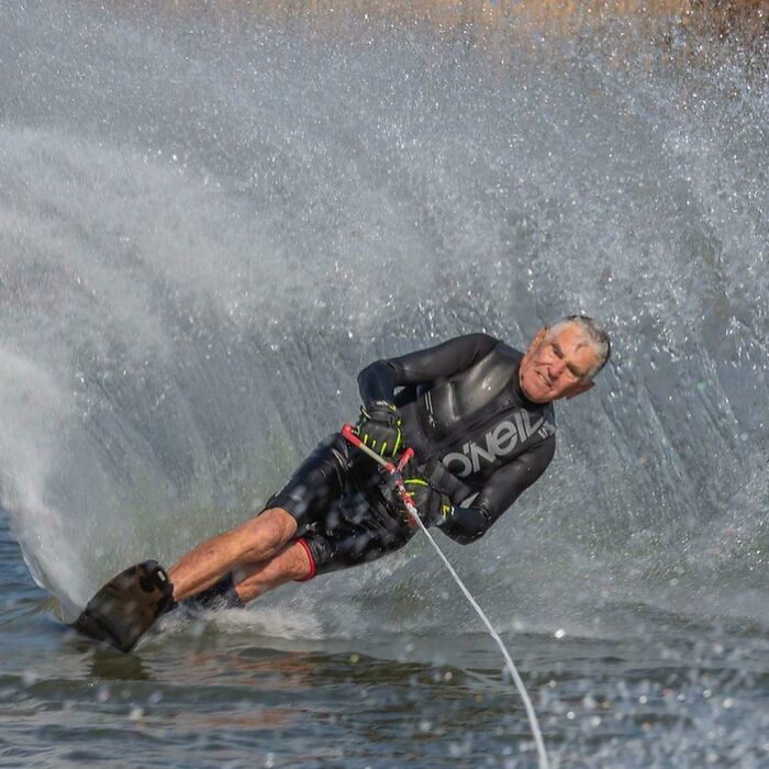 My Grandpa Skiing On His 91st Birthday