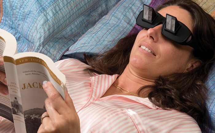  Laying Down Reading Glasses Are The Ultimate Lazy-Day Hack, Letting You Read, Watch TV, Or Even Scroll Through Your Phone Without Craning Your Neck Like A Confused Giraffe