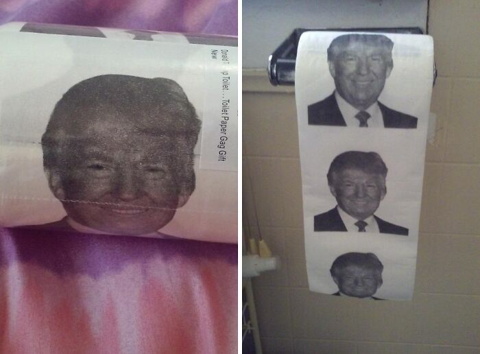 A Donald Trump Toilet Roll Is As Thick As They Get