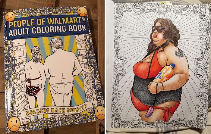 The People Of Walmart Adult Coloring Book Is The Hilarious (And Slightly Judgmental) Way To Unwind And Unleash Your Creativity While Marveling At The Fashion Choices (Or Lack Thereof) Of Your Fellow Shoppers